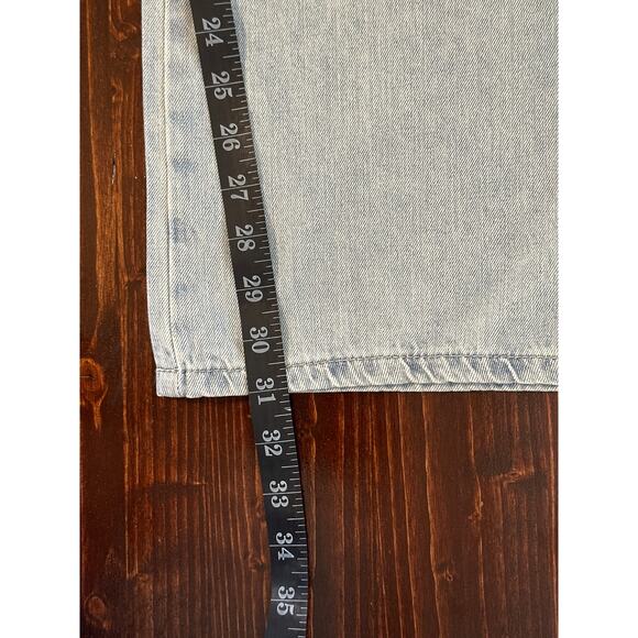 INDIGO REIN NWT Jeans  Sz 15 Distressed Lt Denim Cargo Wide Leg Skater Fit - Picture 10 of 12